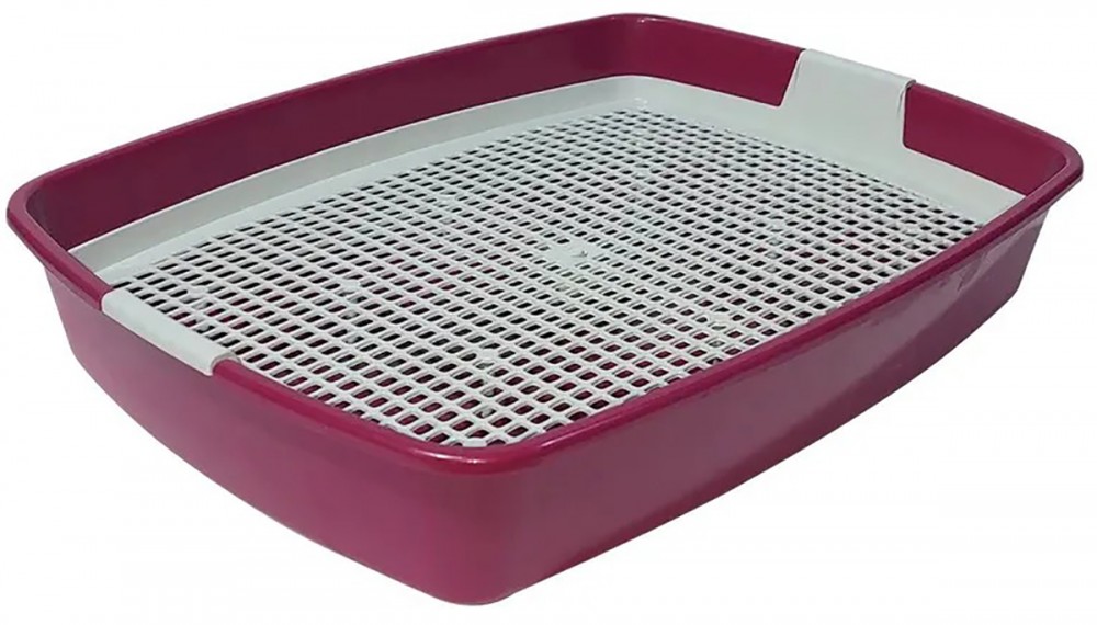 Туалет (Сибирская кошка) Мяус с сеткой высокие ножки (40*30*7)