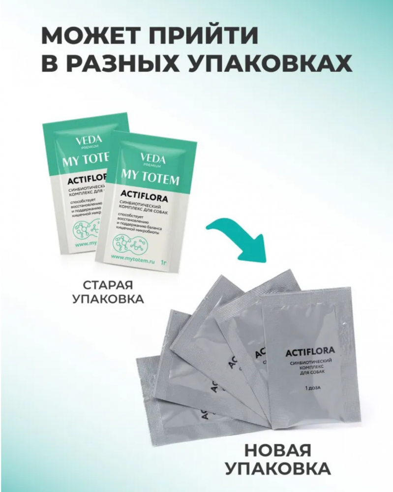 MY TOTEM ACTIFLORA синбиотический комплекс для собак 30 шт